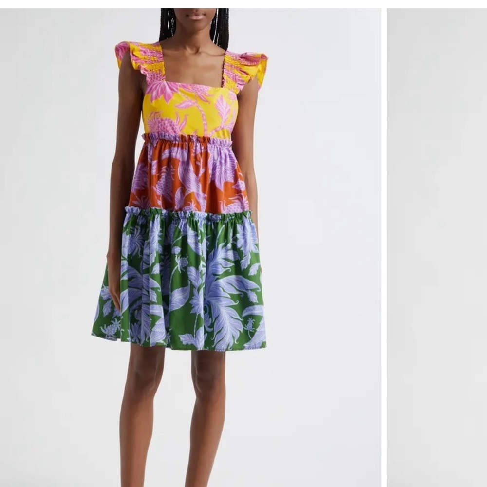 FARM Rio Tropical Spring Mix Mini Dress S NWT